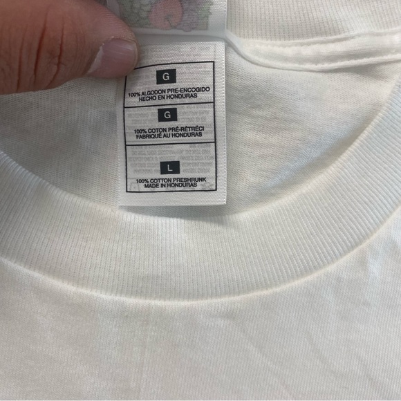 Vintage 2001 Lecompte Pie eating contest Humor Festival tee shirt NWOT 2XL white - Picture 7 of 9